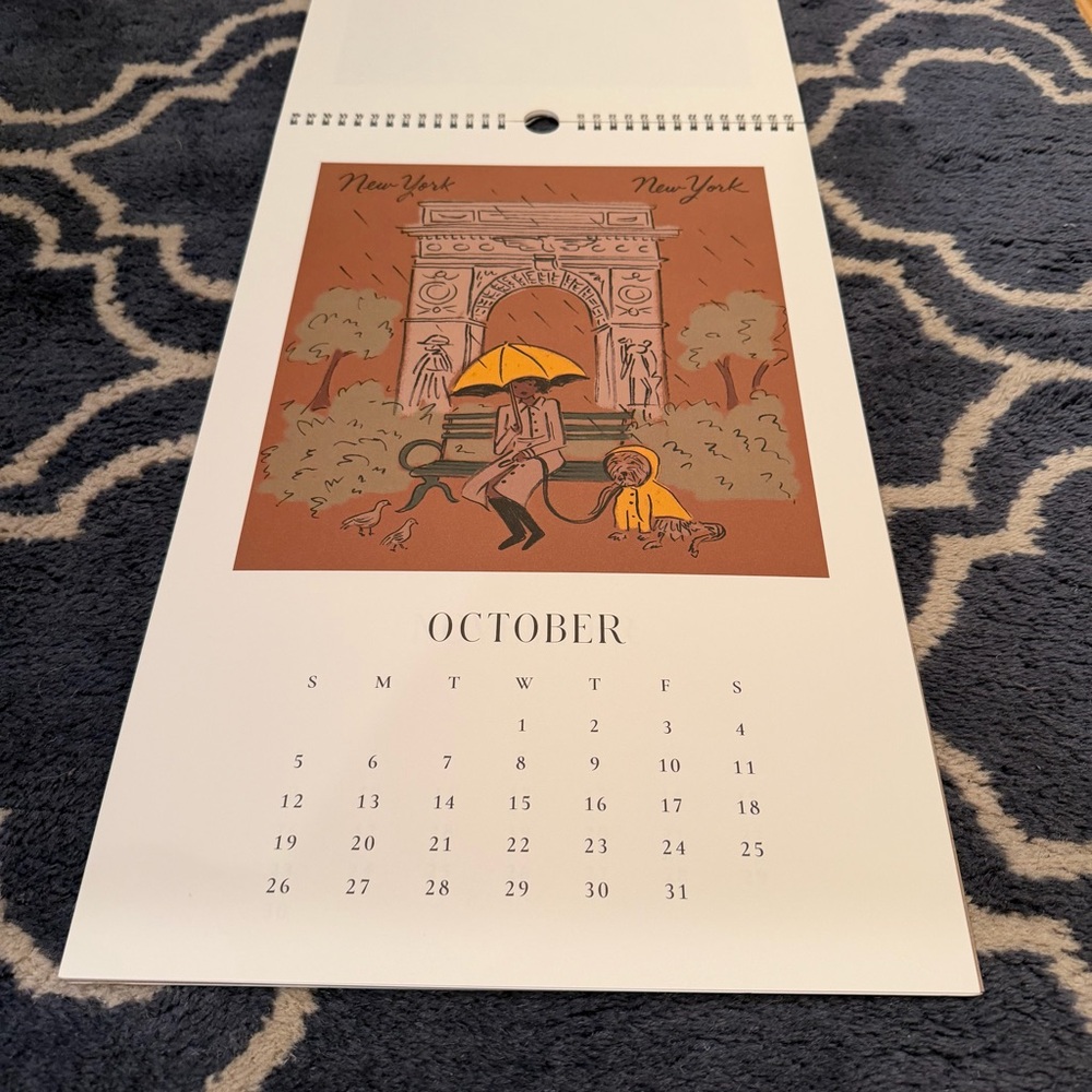 Rifle Paper Co. Travel Sketchbook Calendar - Picture 11 of 13
